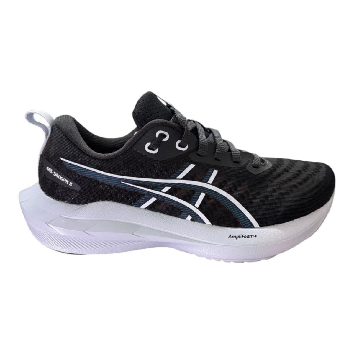 Tênis Asics Gel Shogun 8 Feminino Academia e Corrida - Grafite+