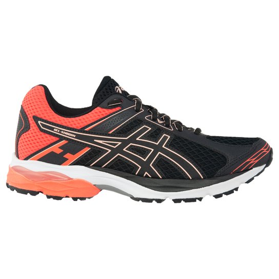 Tênis Asics Gel-Shogun Feminino - Preto e Laranja é ruim? Tênis Asics Gel-Shogun Feminino - Preto e Laranja é boa?