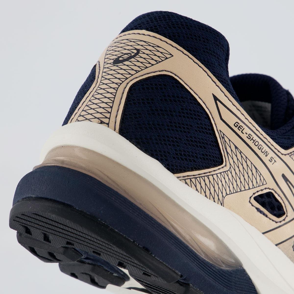シー Tênis Asics Gel Shogun ST Feminino Marinho - Azul+Marinho | Netshoes