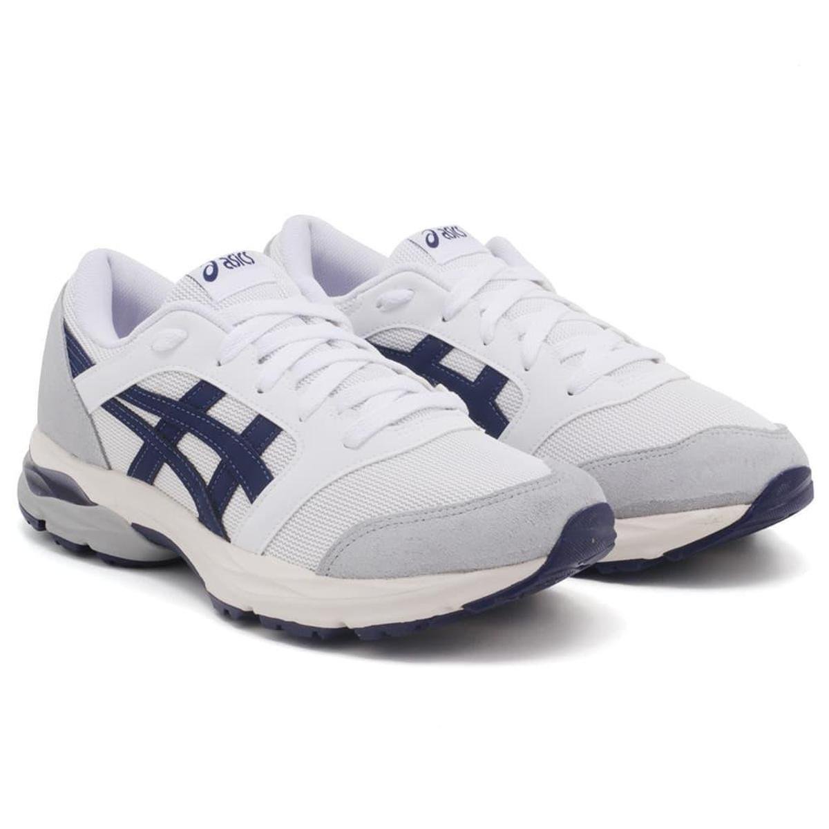 Tênis ASICS GEL-Takumi Masculino - Branco+Azul | Netshoes