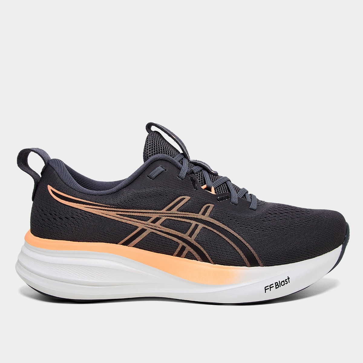 Tenis Asics Gelpulse 17 Se Masculino Cinza Laranja