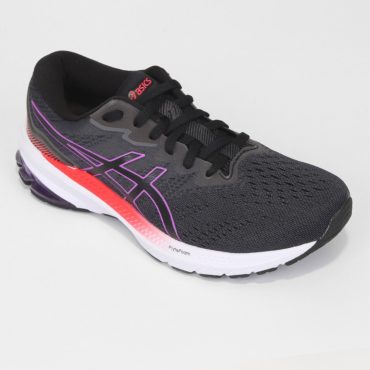 Tênis Asics GT-1000 11 Feminino Preto+Roxo Netshoes
