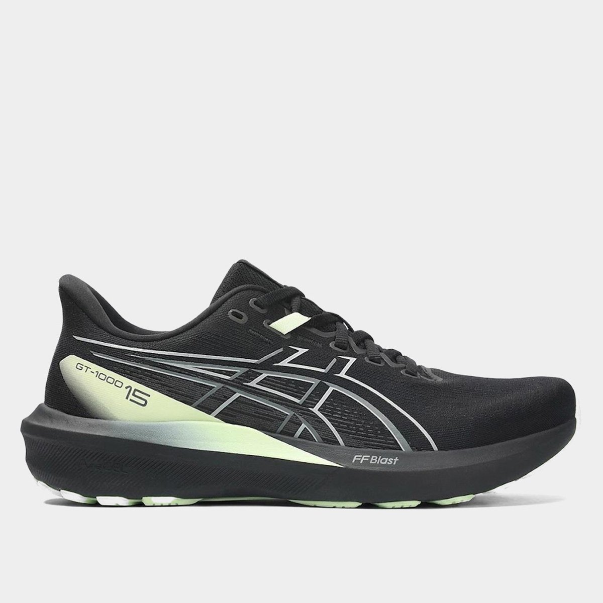 Tênis Asics GT-1000 15 Masculino - Preto+Amarelo | Netshoes