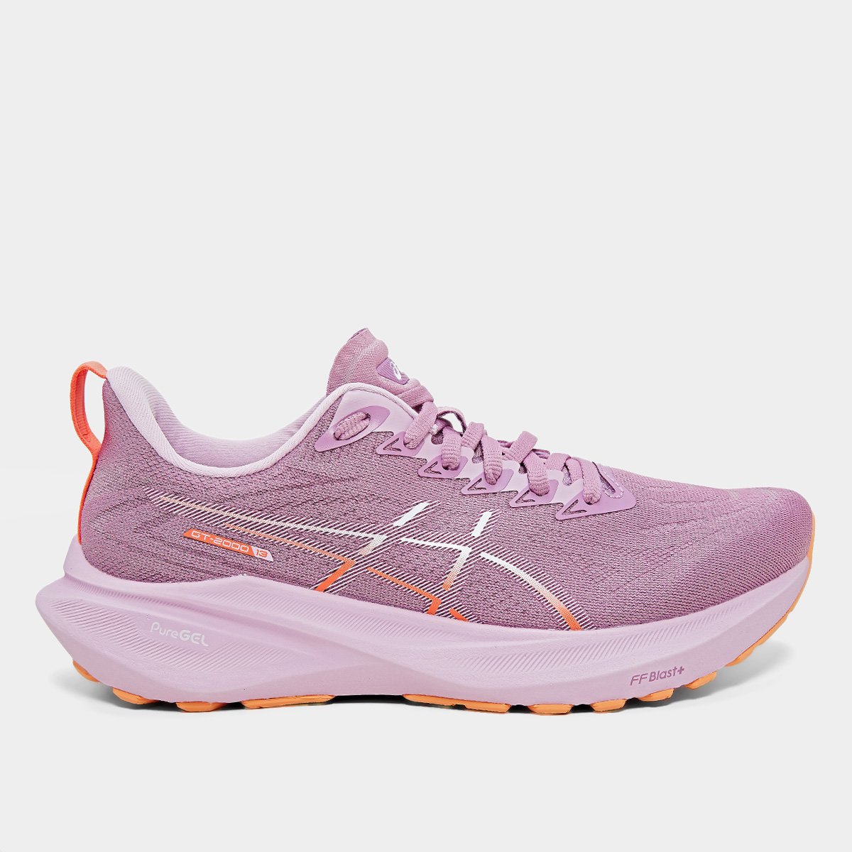 Tênis Asics Gt-2000 13 Feminino Rosa+Laranja Netshoes
