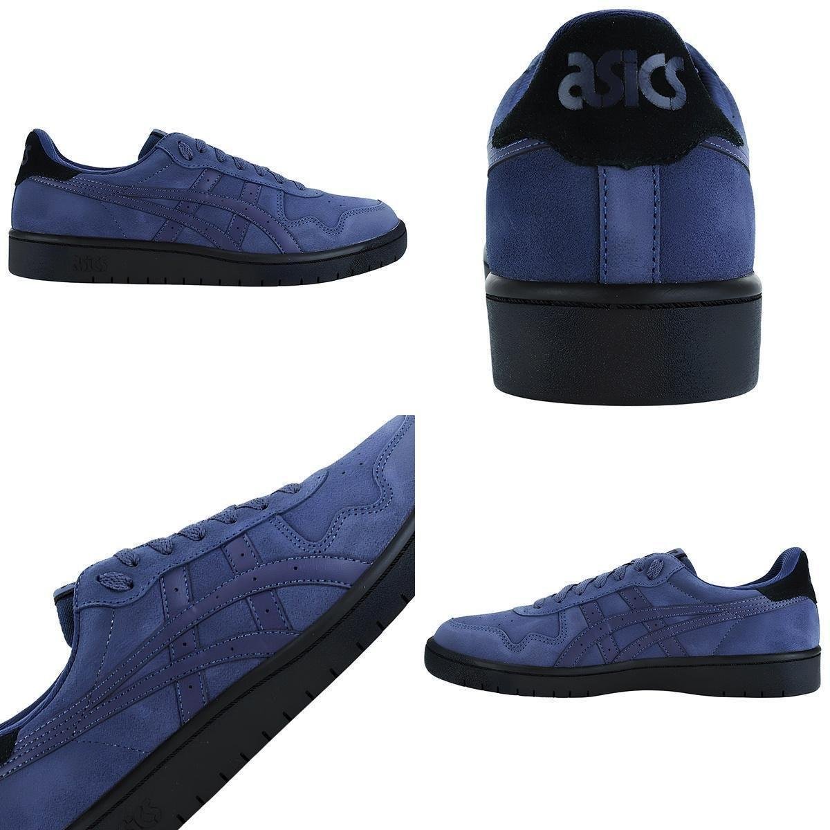 Tênis Asics Japan S Camurça Original Masculino - Azul+Preto | Netshoes
