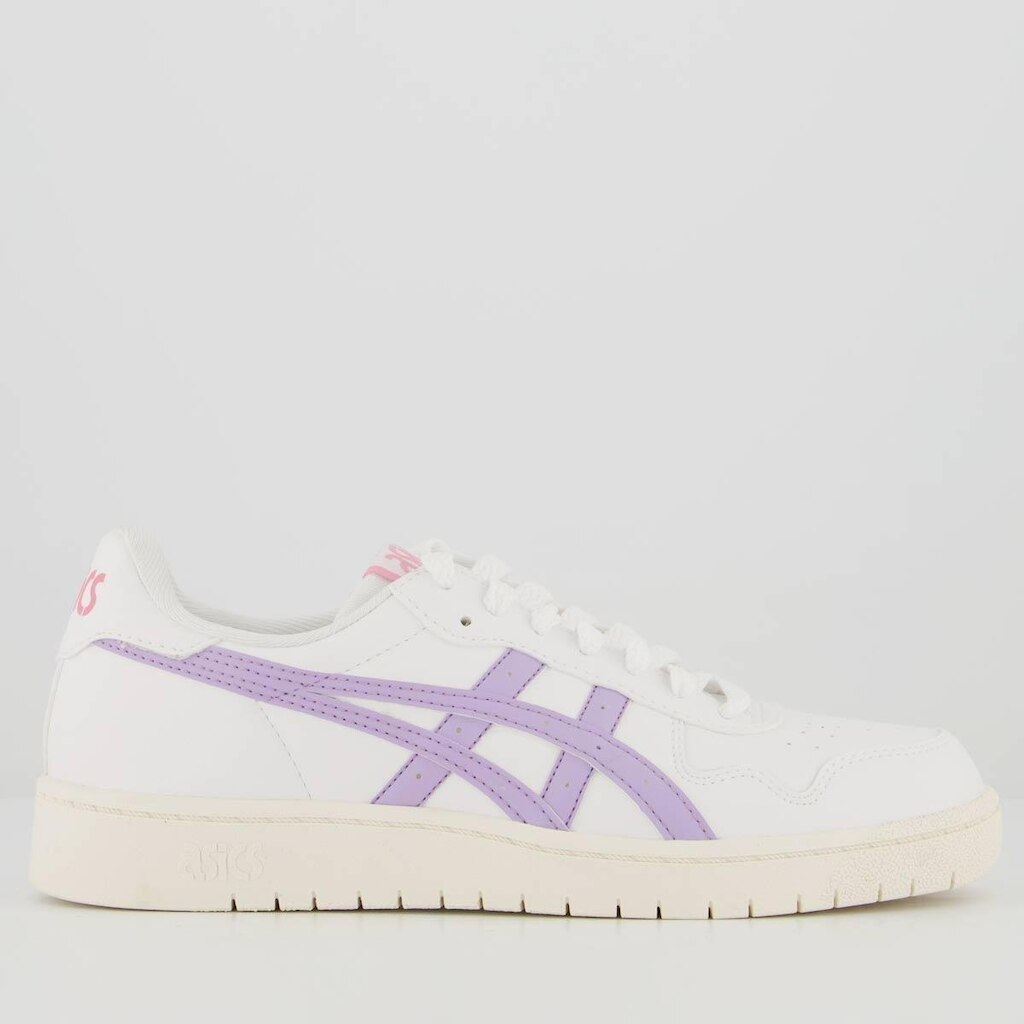 Tênis Asics Japan S Feminino Branco Rosa e Lilás