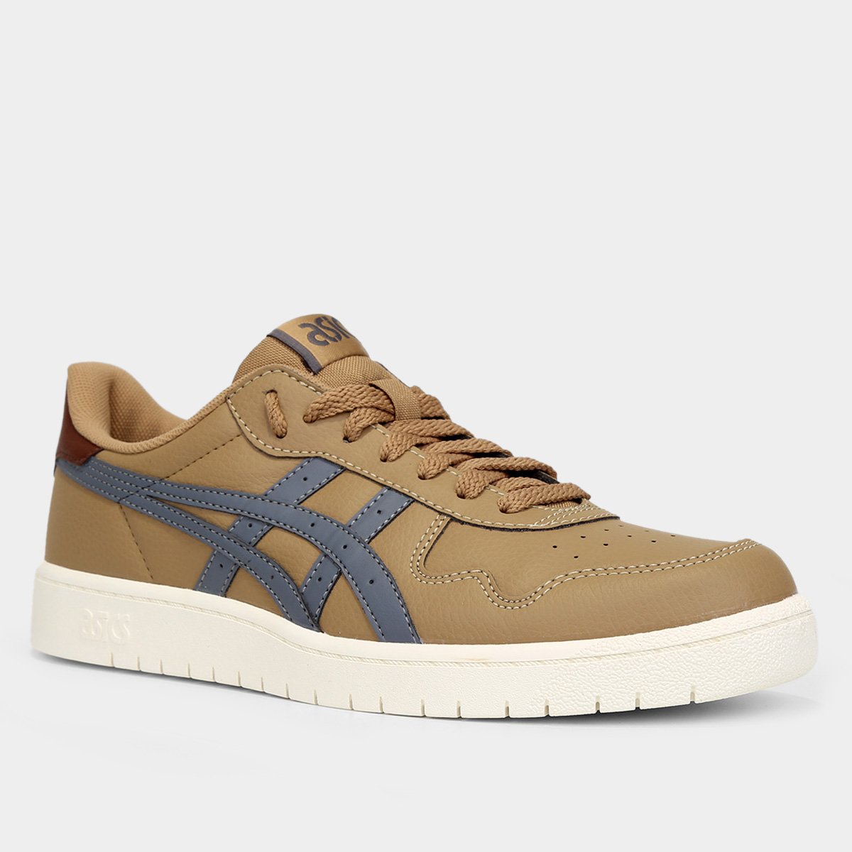 しば Tênis Asics Japan S Masculino - Marrom+Chumbo | Netshoes