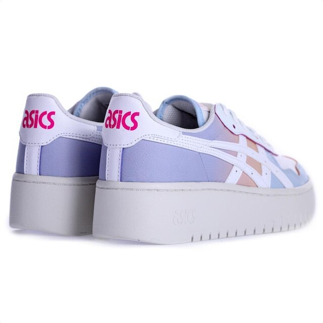 Tênis Asics Japan S PF Branco e Azul - Feminino