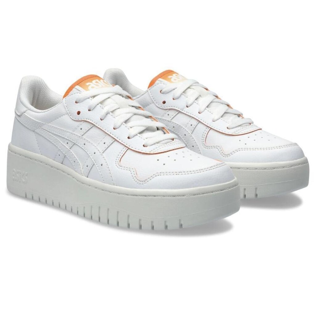 Tênis ASICS Japan S PF - Feminino - Branco e Laranja