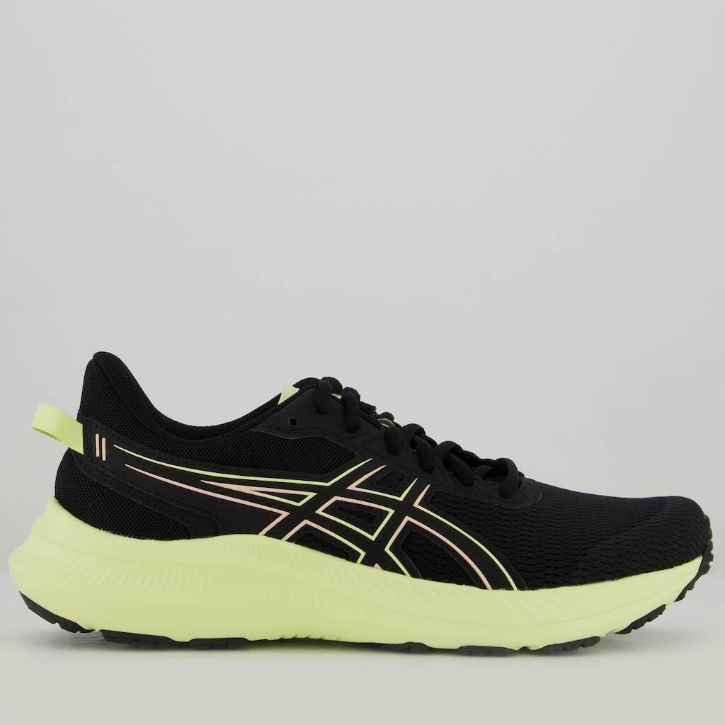 Tênis Asics Jolt 5 Feminino Preto e Amarelo