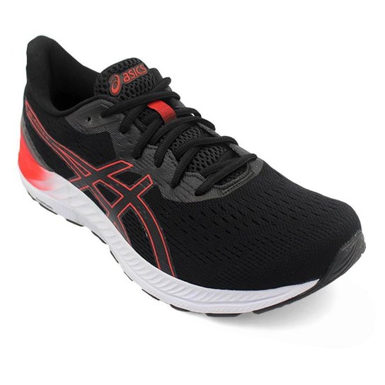 Tênis Asics Masculino Gel-Excite 8 - Preto+Vermelho Menor preço em Tênis Asics Masculino Gel-Excite 8 - Preto+Vermelho