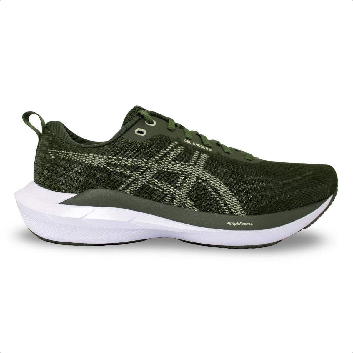 Tênis Asics Masculino Gel-Shogun 9 Corrida - Musgo | Netshoes