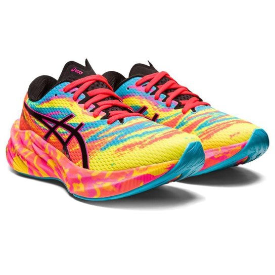 Tênis ASICS Novablast 3 - Feminino - Colorido - Colorido Menor preço em Tênis ASICS Novablast 3 - Feminino - Colorido - Colorido