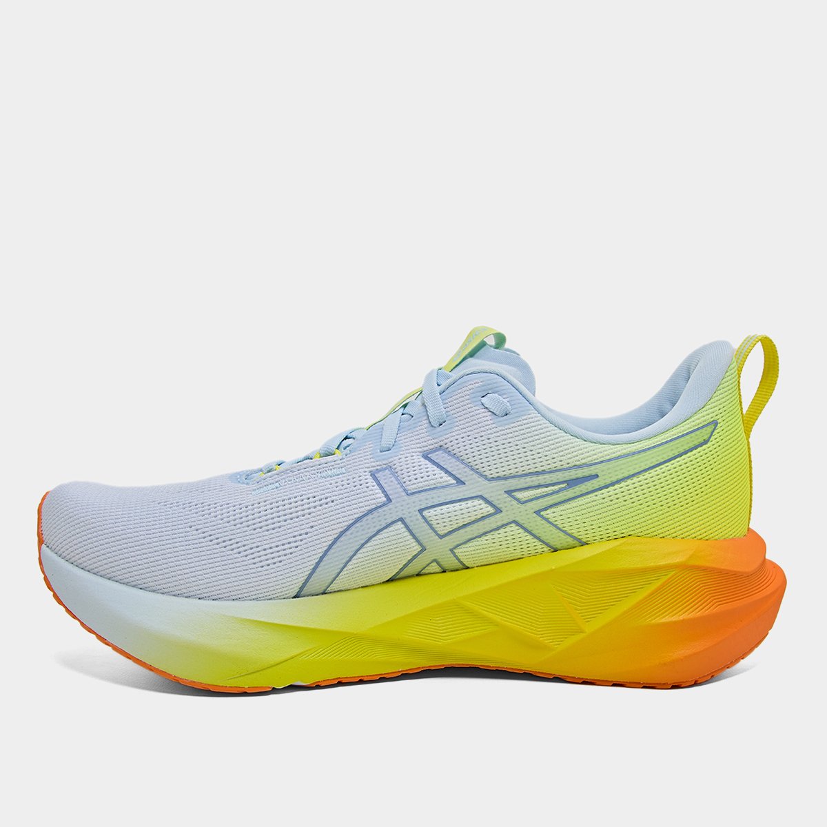 Tênis Asics Novablast 5 Masculino - Azul+amarelo | Netshoes