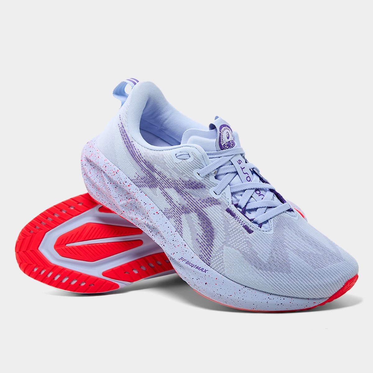 Tênis Asics Novablast 5 Tokyo Masculino - Azul+Roxo | Netshoes