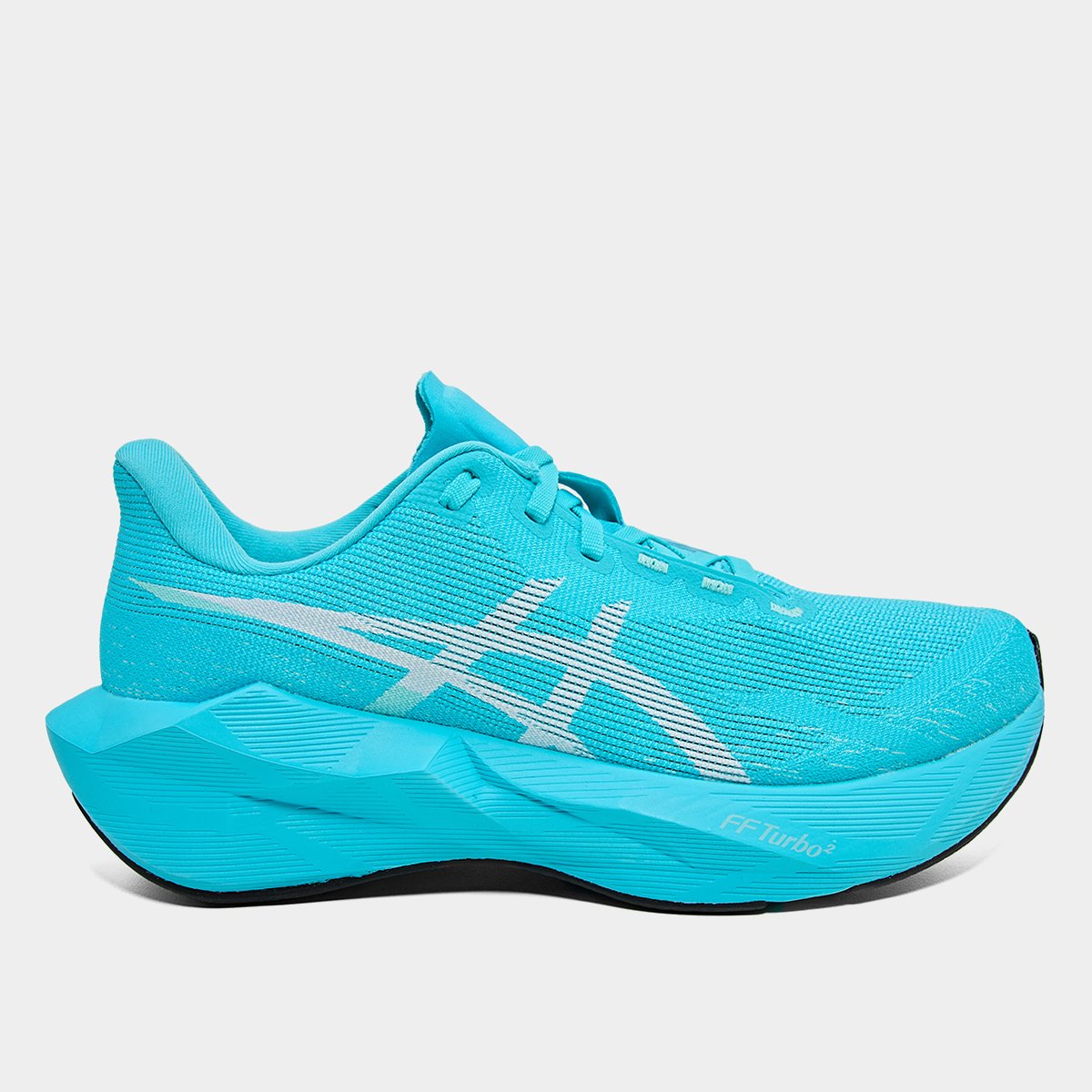 Tenis Asics Novablast 6 Feminino Azul Branco