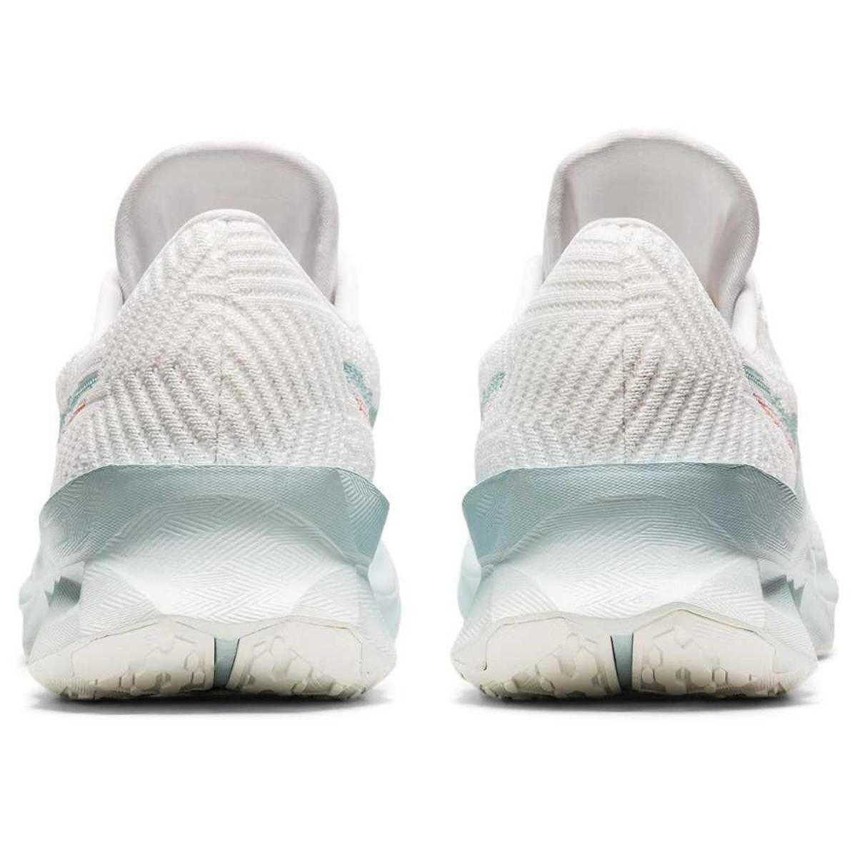Tênis ASICS Novablast Pixel - Feminino - Cinza - Branco | Netshoes