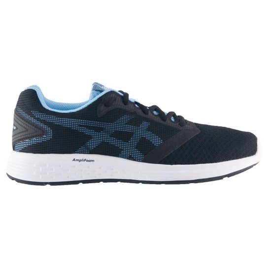 Tênis Asics Patriot 10 A Feminino - Preto+Azul é ruim? Tênis Asics Patriot 10 A Feminino - Preto+Azul é boa?