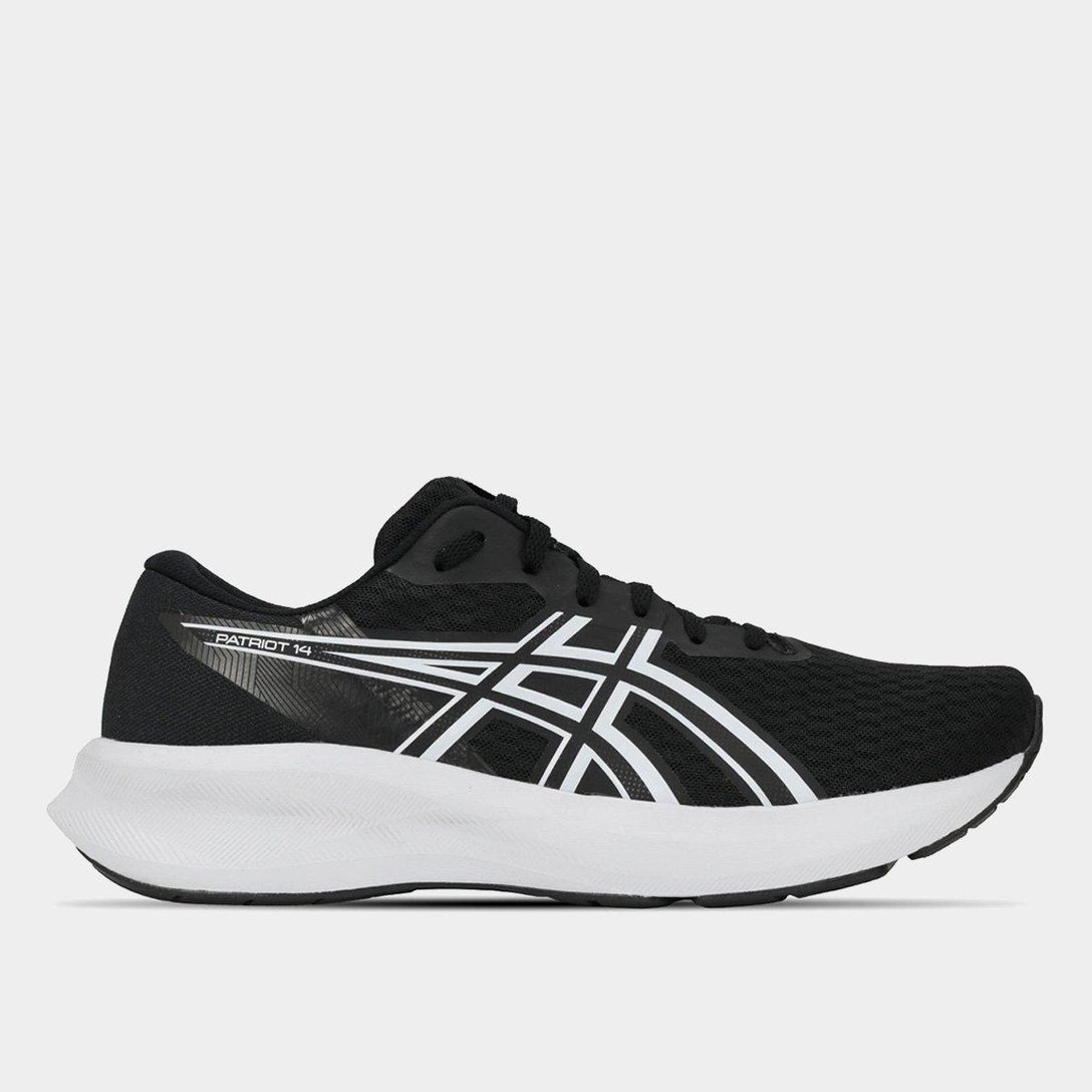 Tênis Asics Patriot 14 Masculino - Preto+Branco