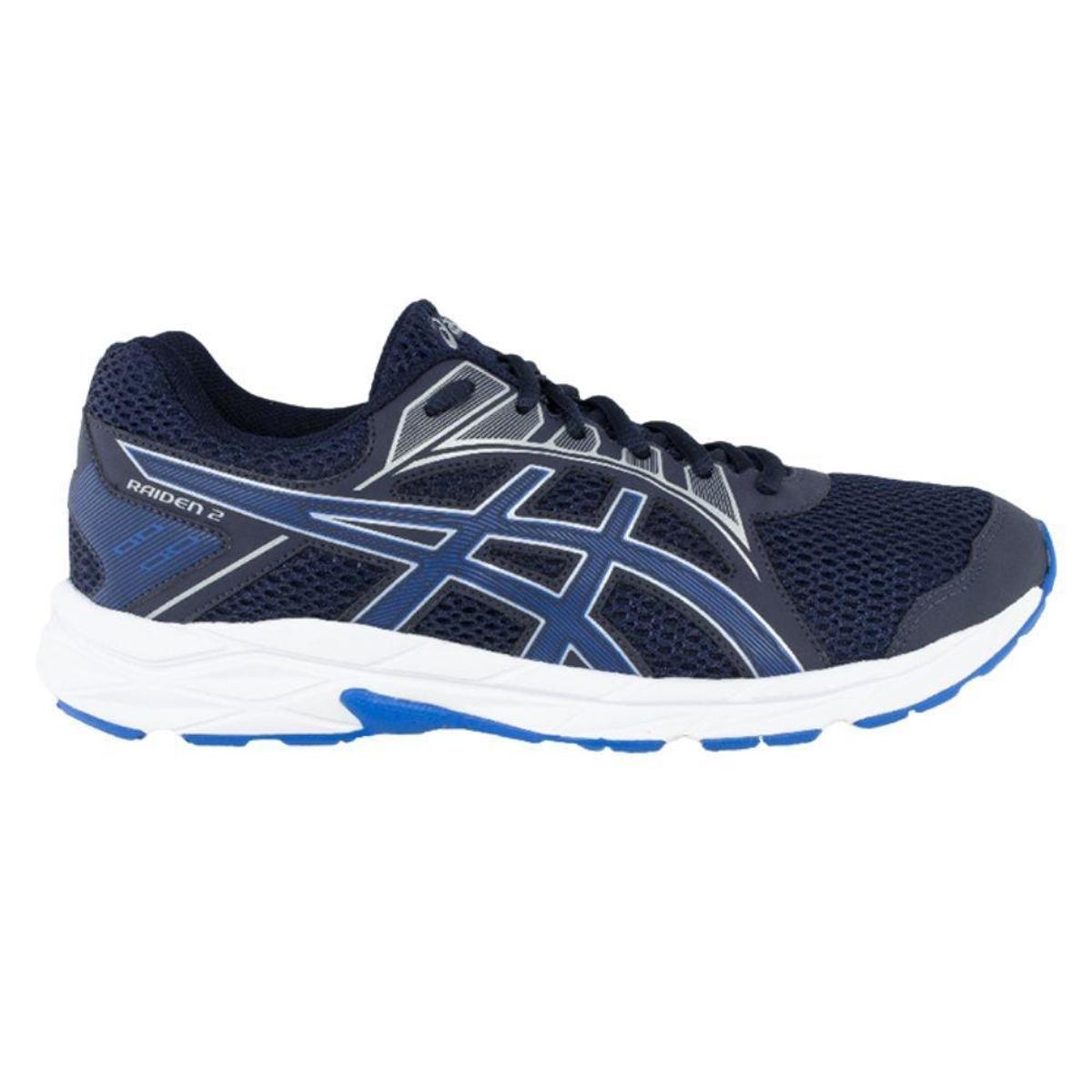 Tênis Asics Raiden 2 Corrida Azul e Branco - Masculino 41 - Branco ...