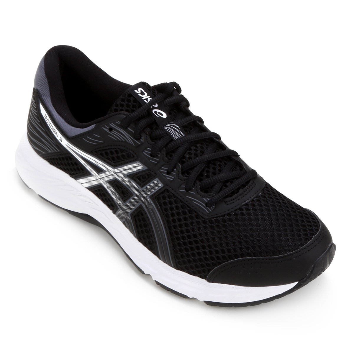 Tênis Asics Raiden Masculino Preto+Grafite Netshoes