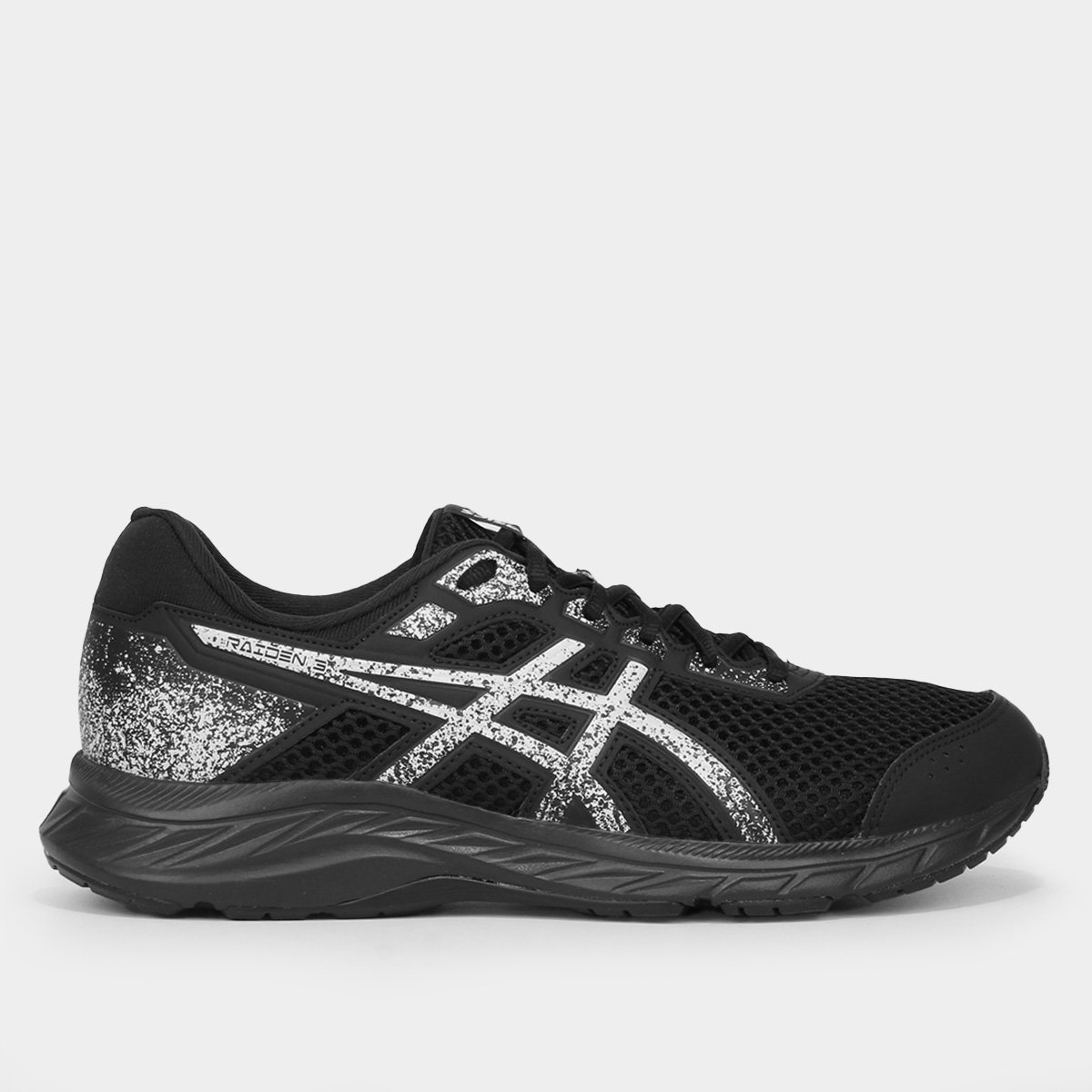 Tênis Asics Raiden Masculino Preto+Branco Netshoes
