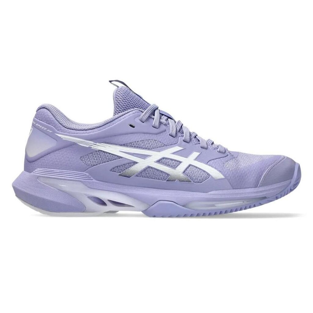 Tênis Asics Solution Speed FF 4 Clay Lilás e Branco Feminino