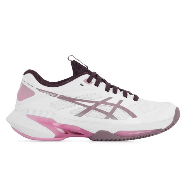Tênis Asics Solution Speed FF 4 - Clay - Saibro - Branco e Roxo ...