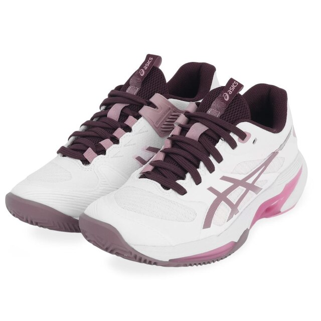 Tênis Asics Solution Speed FF 4 - Clay - Saibro - Branco e Roxo ...
