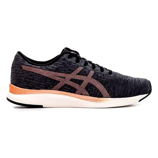 Tenis Asics Streetwise Running Feminino Preto e Dourado - Preto Menor preço em Tenis Asics Streetwise Running Feminino Preto e Dourado - Preto