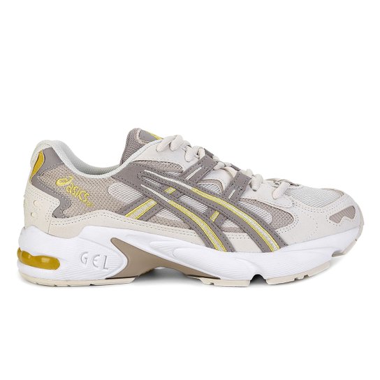Tênis Asics Tiger Gel-Kayano 5 - Branco+Bege Menor preço em Tênis Asics Tiger Gel-Kayano 5 - Branco+Bege