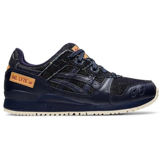 Tênis Asics Tiger Gel-Lyte III Masculino - - Azul Escuro Menor preço em Tênis Asics Tiger Gel-Lyte III Masculino - - Azul Escuro