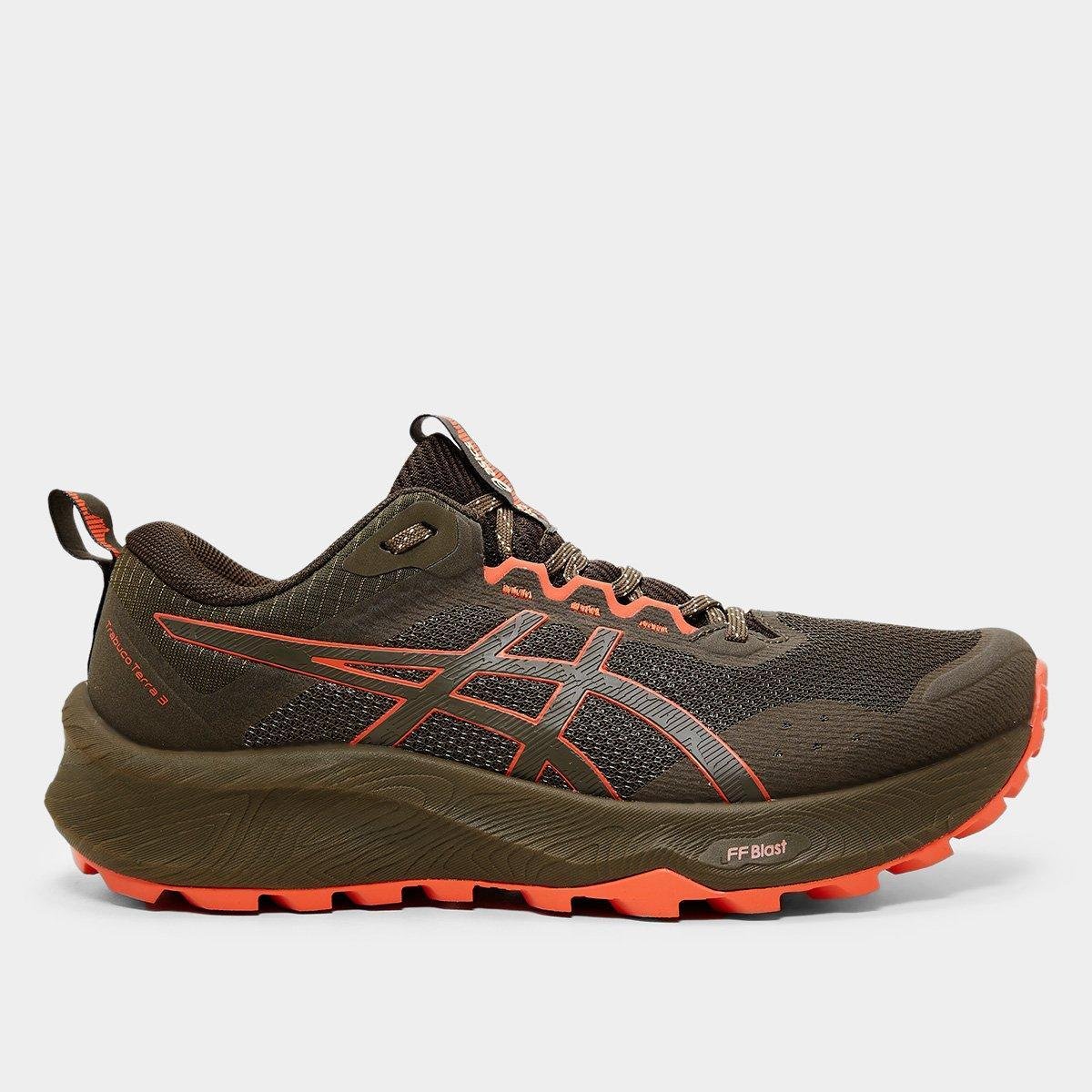 Tênis Asics Trabuco Terra 3 Masculino Menor preço em Tênis Asics Trabuco Terra 3 Masculino