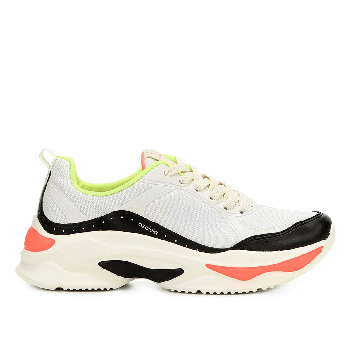 tenis azaleia chunky preto