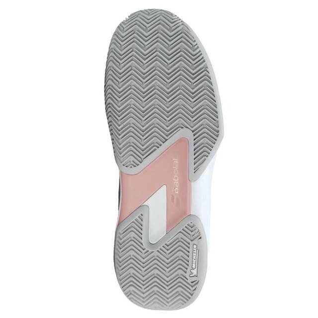 Tênis Babolat SFX 4 Clay Cinza e Branco Feminino