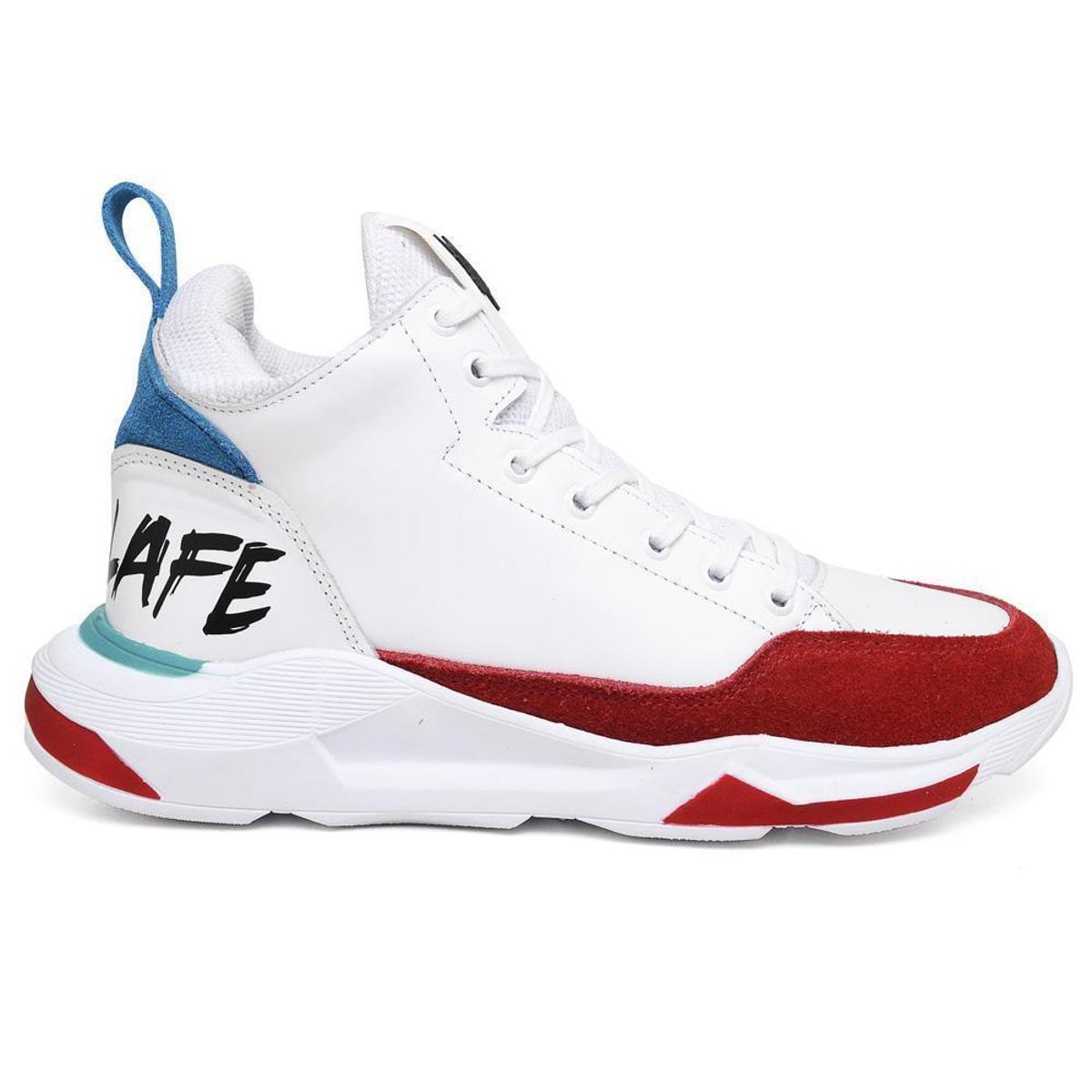 Tênis Basketball Couro Napa Ranclafe Cano Alto - Vermelho | Netshoes