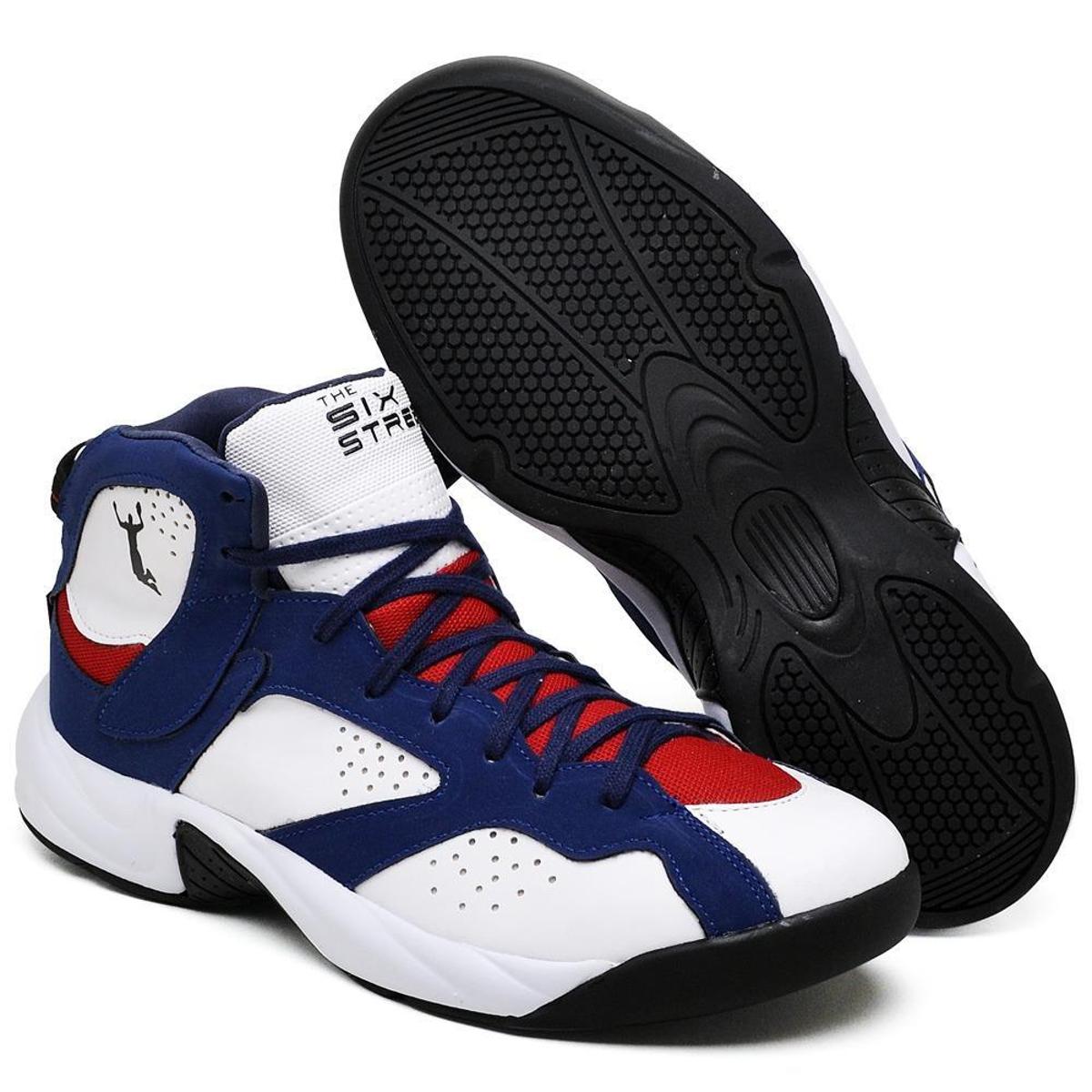 Tênis Basquete Masculino Dunk Cano Alto Six Street - Azul | Netshoes
