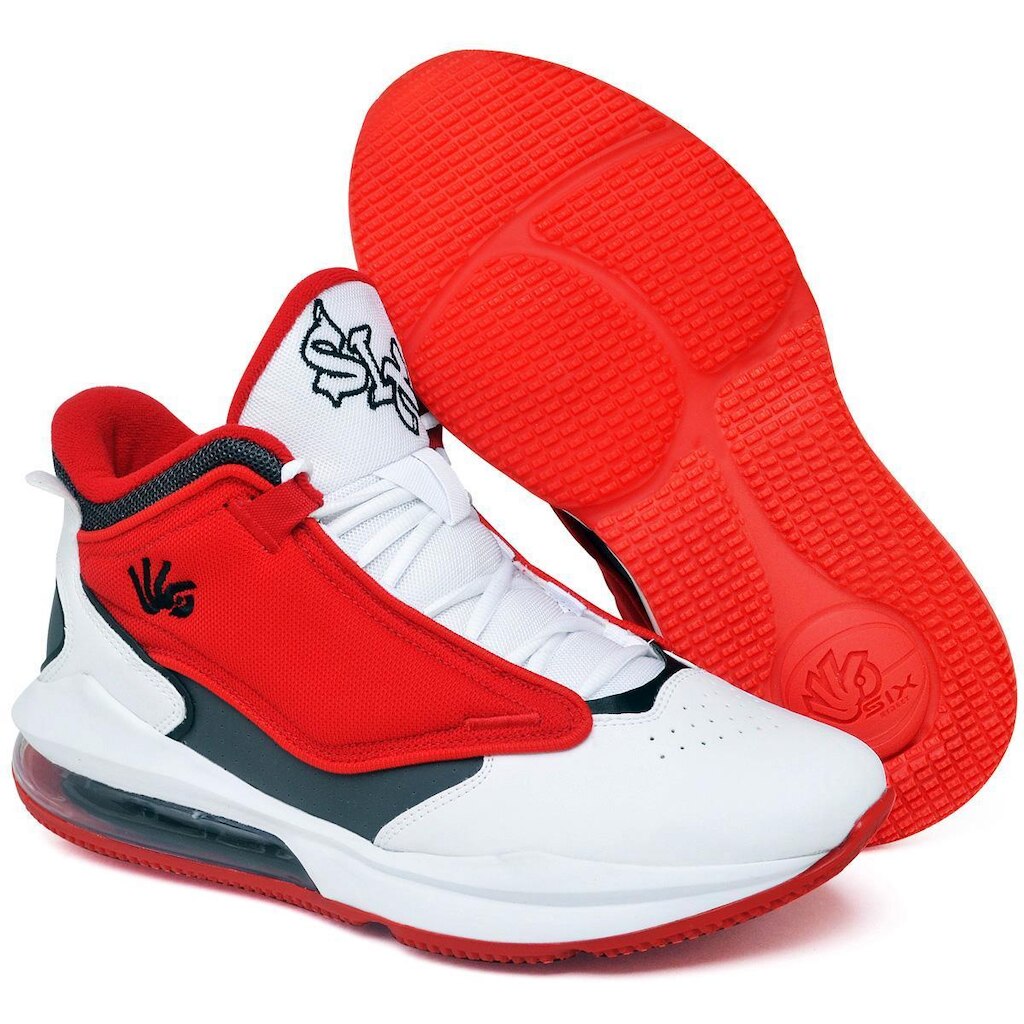 Tênis Basquete Masculino Six Street Ankaa /Branco