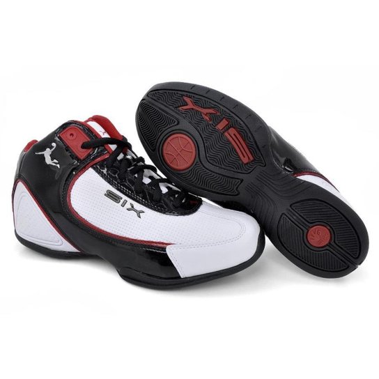 Tênis Basquete Masculino Six Street Esportivo Charge - Vermelho Menor preço em Tênis Basquete Masculino Six Street Esportivo Charge - Vermelho