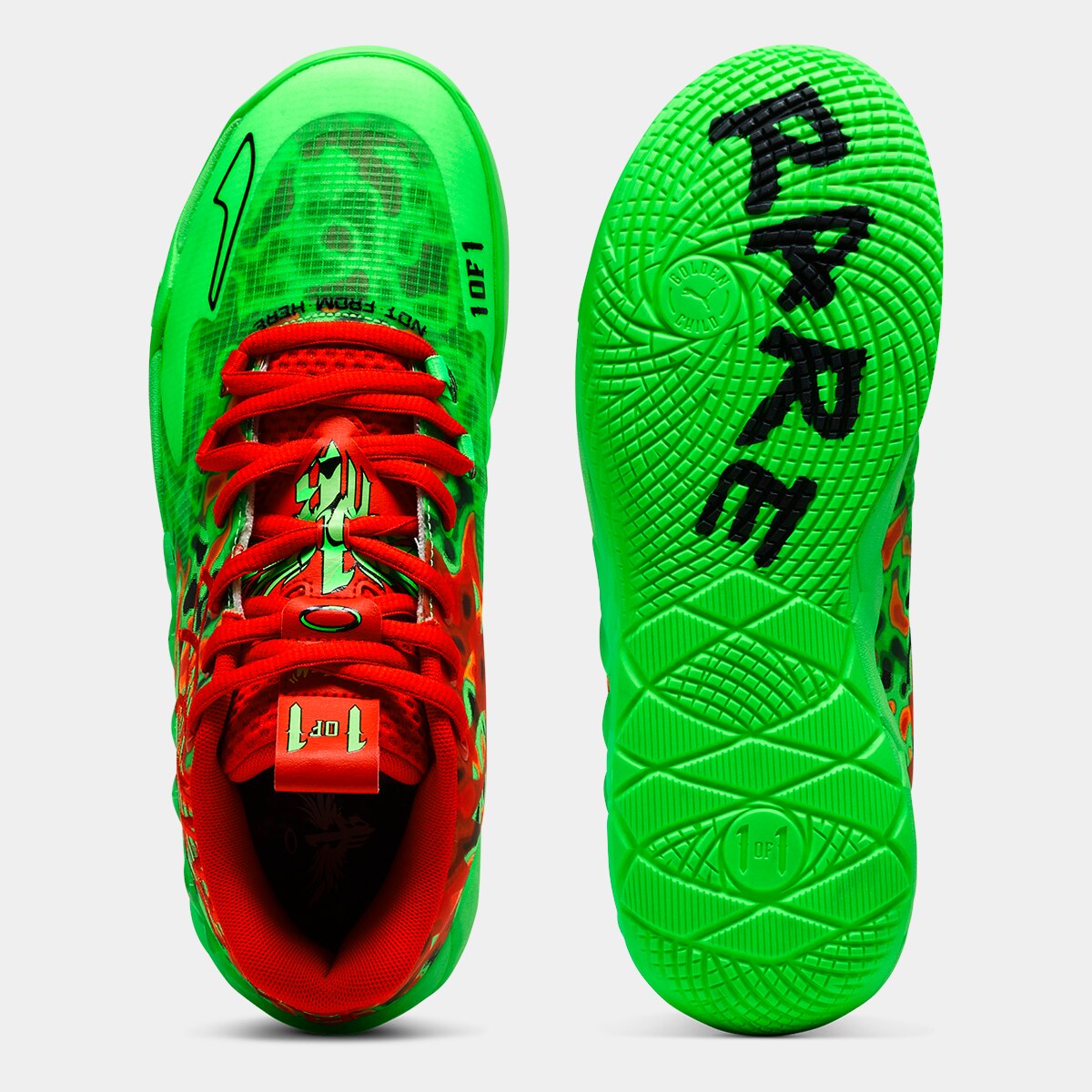Tênis Basquete Puma MB.01 Thermal - Verde+Vermelho | Netshoes