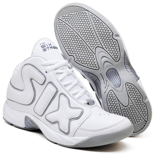 Tênis Basquete Six Street Masculino Zoom Freak Branco - Branco é ruim? Tênis Basquete Six Street Masculino Zoom Freak Branco - Branco é boa?