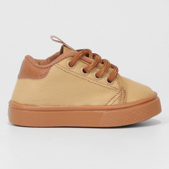 Tênis Bebê Fatal Básico Pump Cano Baixo - Bege Menor preço em Tênis Bebê Fatal Básico Pump Cano Baixo - Bege