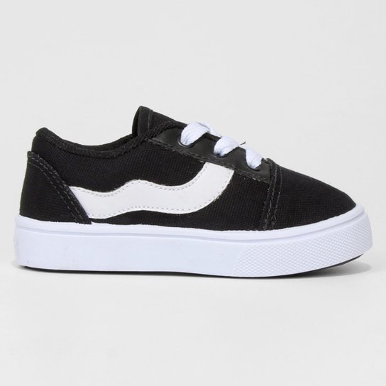 Tênis Bebê Fatal Básico - Preto+Branco Menor preço em Tênis Bebê Fatal Básico - Preto+Branco