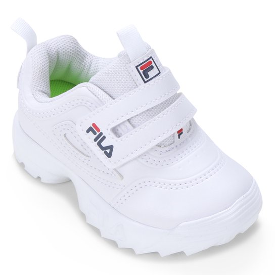 Tênis Bebê Fila Disruptor - Branco+Vermelho é ruim? Tênis Bebê Fila Disruptor - Branco+Vermelho é boa?