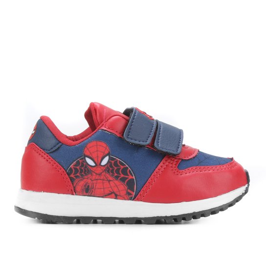 Tênis Bebê Marvel Spider-Man Masculino - Marinho+Vermelho Menor preço em Tênis Bebê Marvel Spider-Man Masculino - Marinho+Vermelho