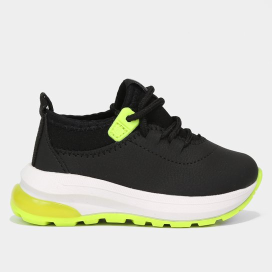 Tênis Bebê Molekinho Casual Menino - Preto Menor preço em Tênis Bebê Molekinho Casual Menino - Preto