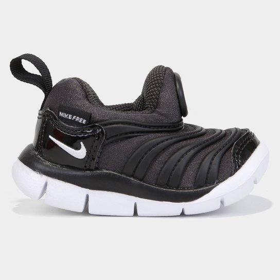 Tênis Bebê Nike Dynamo Free - Preto+Branco Menor preço em Tênis Bebê Nike Dynamo Free - Preto+Branco