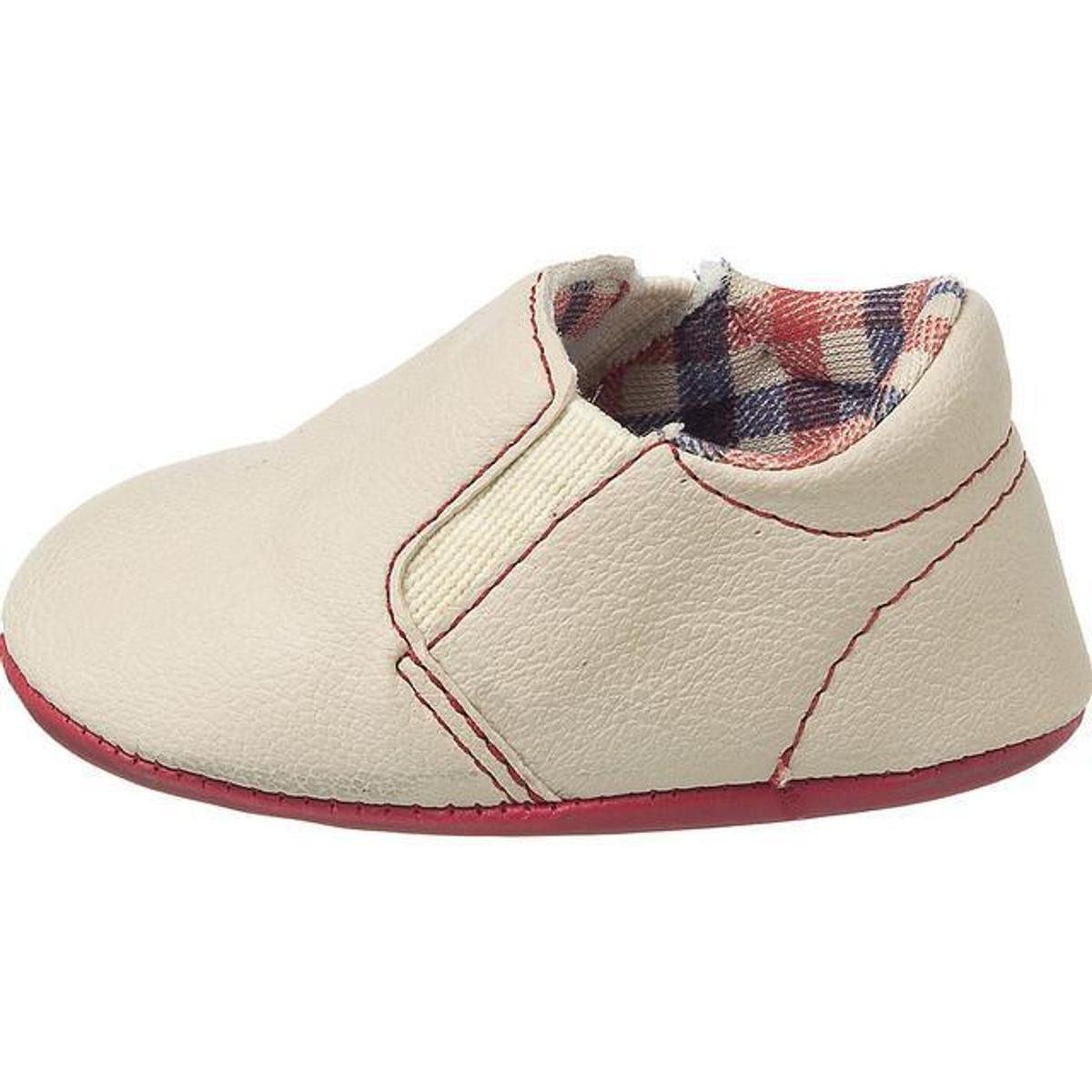 Tênis Bebê RN Plis Calçados Iate Masculino - Bege | Netshoes