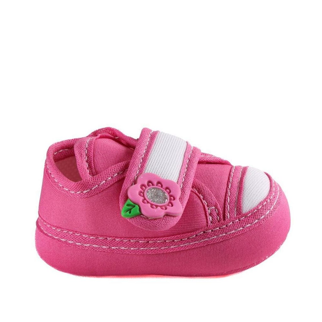 Tênis Bebê Winston + 2 Pares De Meia 0144 Rosa