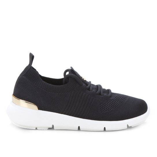 Tênis Bebecê Malha Feminino - Preto Menor preço em Tênis Bebecê Malha Feminino - Preto